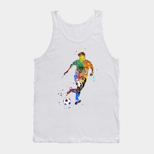 Male Soccer Player Tank Top